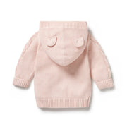 Wilson & Frenchy | Pink Knitted Cable Jacket